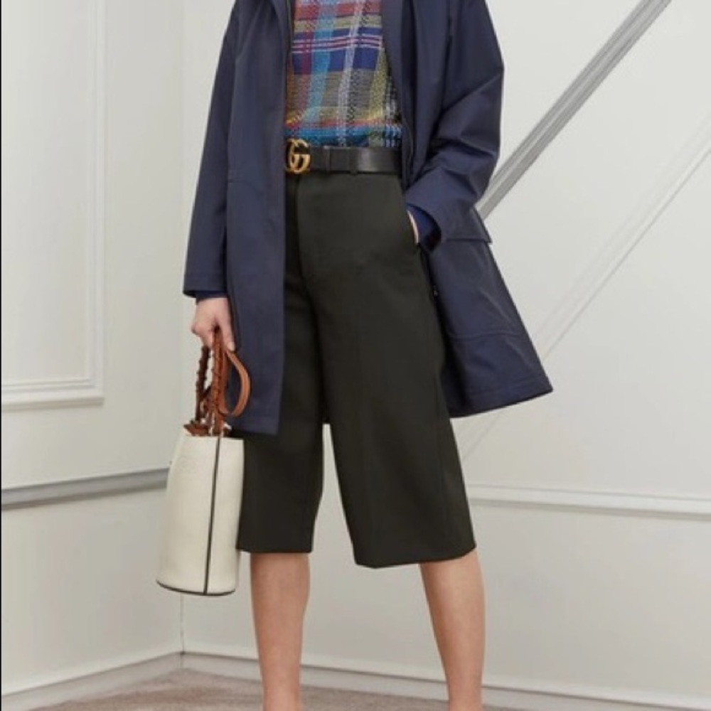 Loro Piana Techno Hooded Rain Coat In Navy Blue - Picture 5 of 6